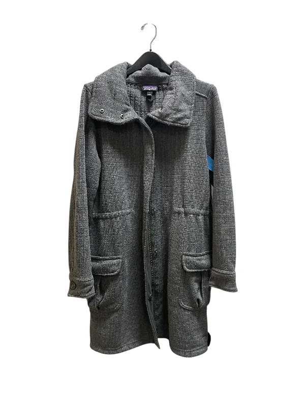 vegan women's coats (fur-free options)Coat Peacoat By Patagonia In Grey, Size: L