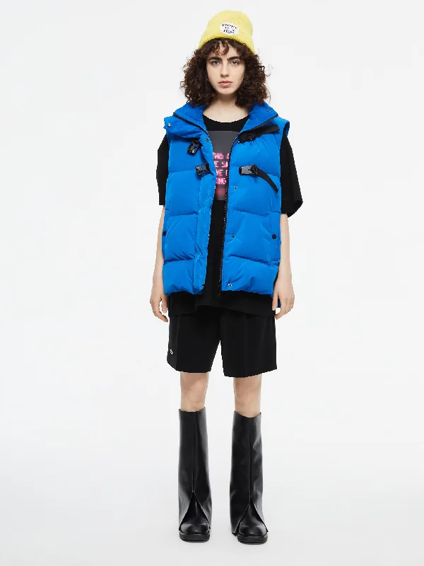 women's coats with thigh-high slitsLA Utility Down Vest