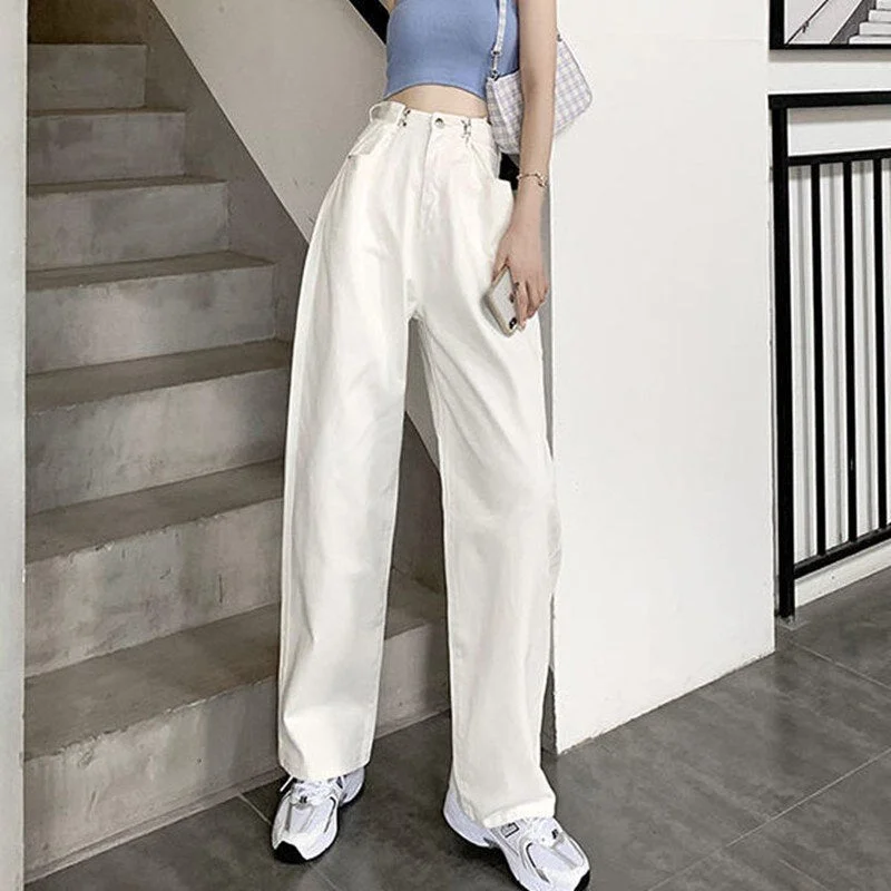 women's chic pantsFashionSierra - New Summer Suit Pants for Pear Shaped Figure Large Jeans