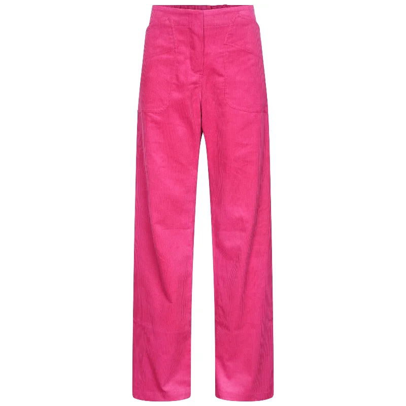 women's distressed denim pantsMelrose Cord Pink