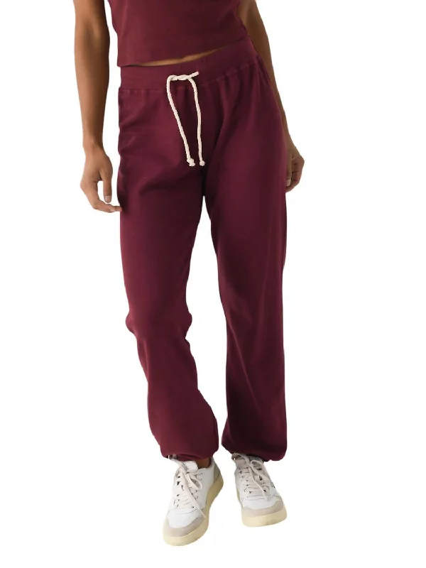 women's polyester pantsWomen's Toni Jogger In Cranberry