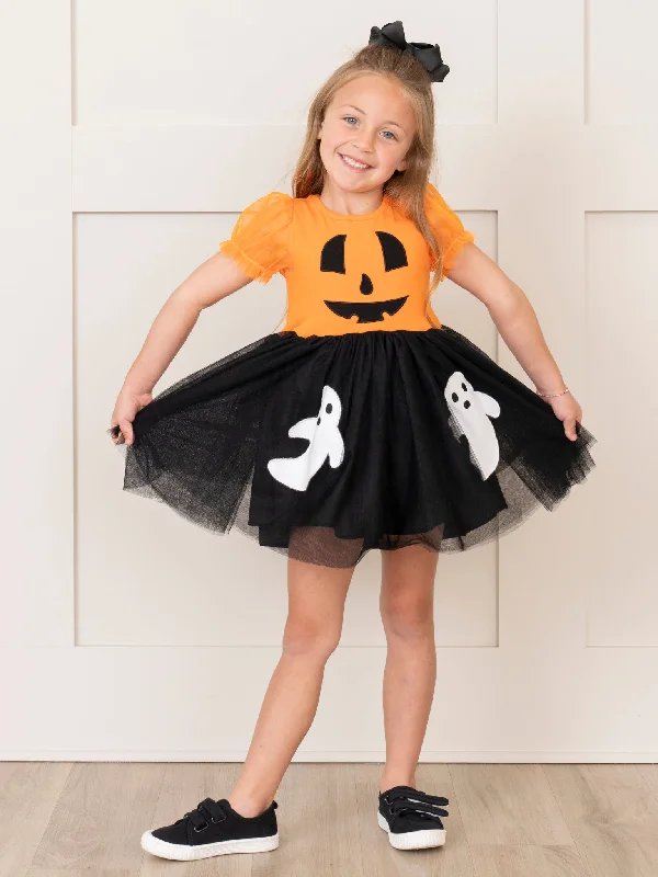 women's ball gown dressesJack-o-Lantern & Ghosts Tulle Dress