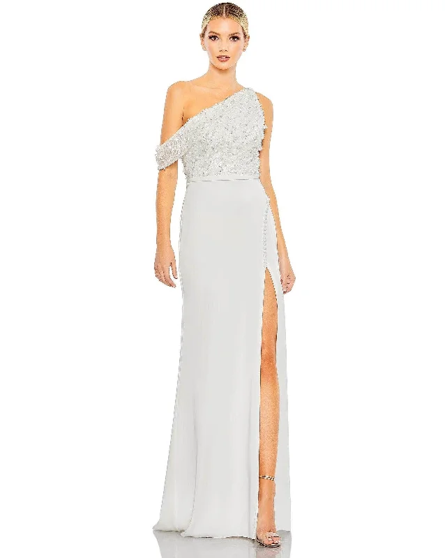 women's prom dressesMac Duggal 11264 Prom Long One Shoulder Formal Gown