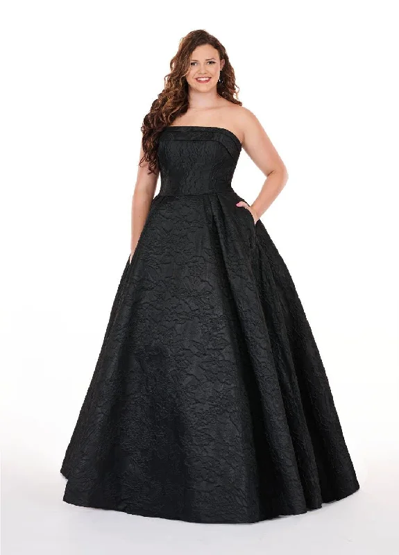 women's bridesmaid dressesRachel Allan Prom Long Dress Plus Size Ball Gown