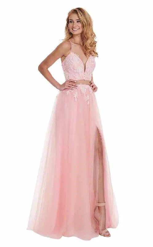 women's made-to-order dressesRachel Allan Long Two Piece Prom Formal Dress 6466