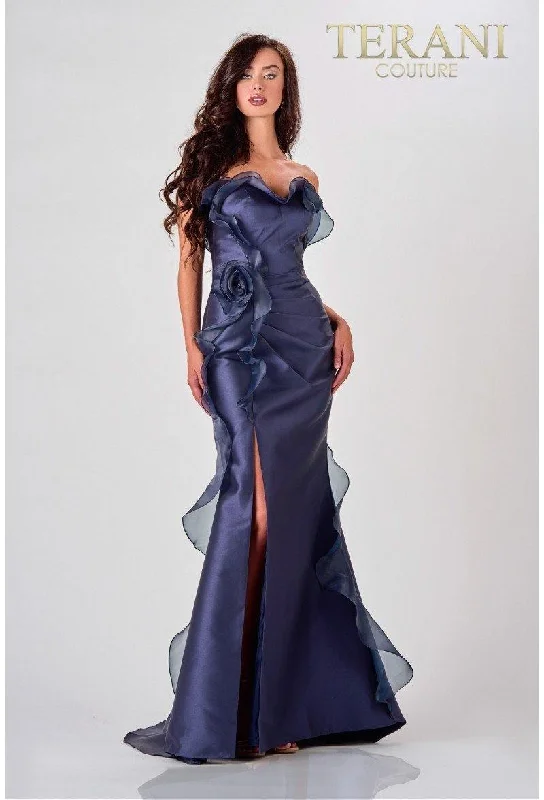 women's versatile dressesTerani Couture 2111E4743 Strapless Long Prom Dress