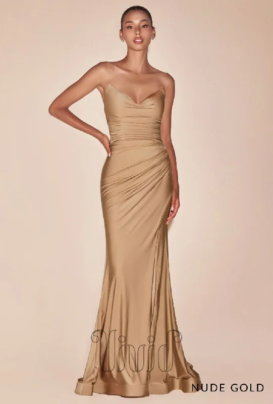 women's luxury dressesKiara Strapless Gown