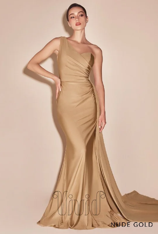 women's one-shoulder dressesLouisa Gown