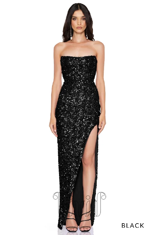 women's stretch dressesRevel Strapless Gown