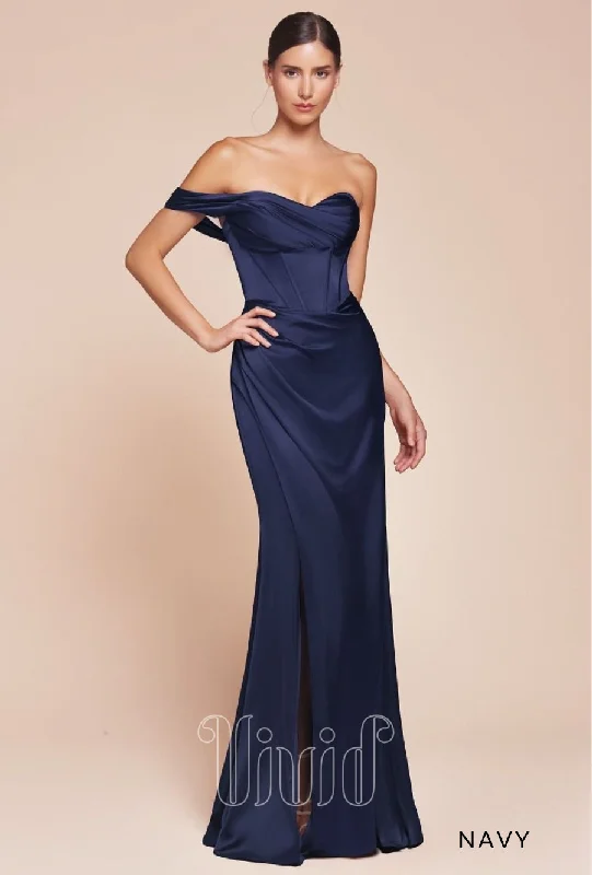 women's hourglass figure dressesStella One Shoulder Gown