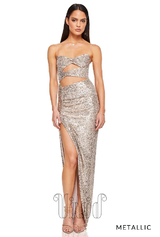 women's bow dressesSublime Cutout Gown